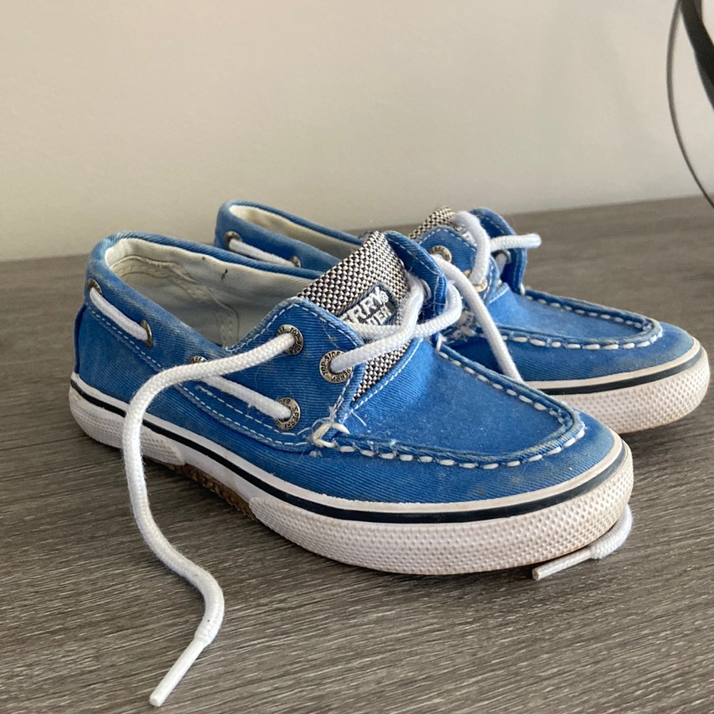 Sperry Top Sider toddler 10.5 blue deck shoes